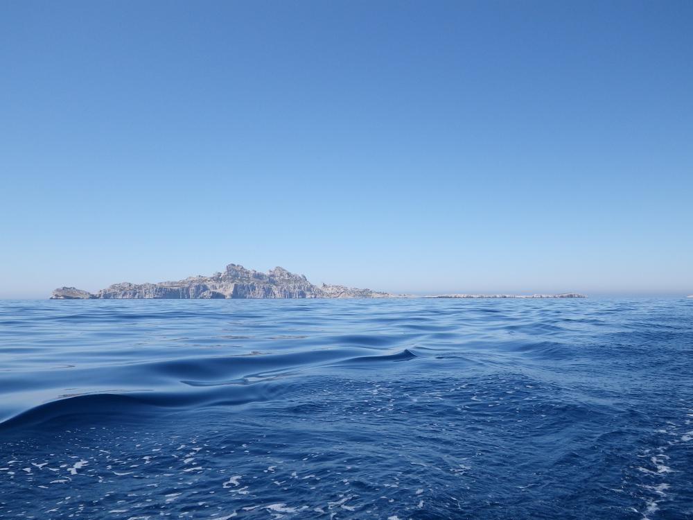 Île Casereigne ou Plane : le Riou et l'Île Plane à droite